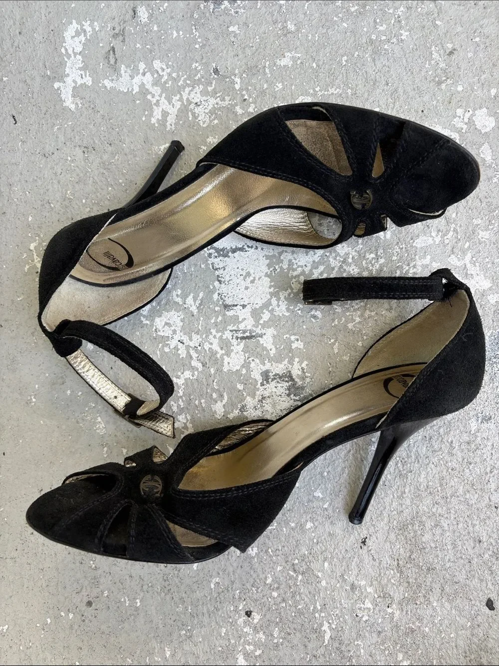 Just Cavalli open toe heels